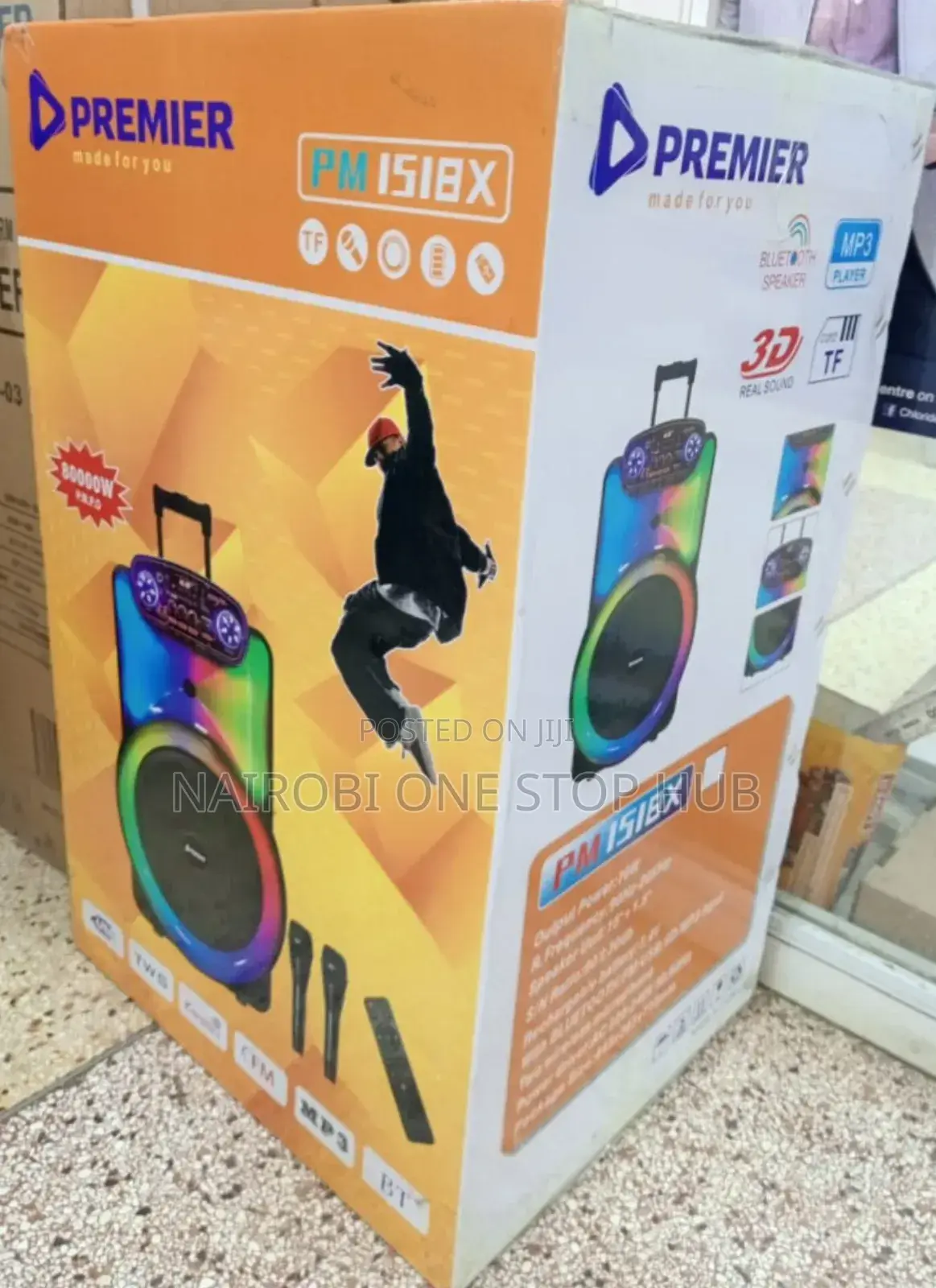Premier Pm1518x 8000w Portable Bluetooth Speaker