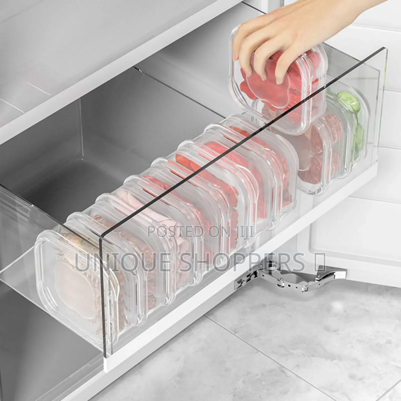 Draining Hole Design Fridge Organizer Draining Hole