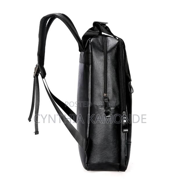 Shades: Dark Brown, Brown and Black Unisex Backpack - thumbnail 6