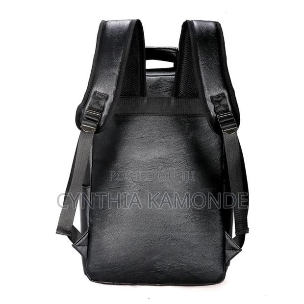 Shades: Dark Brown, Brown and Black Unisex Backpack - thumbnail 7