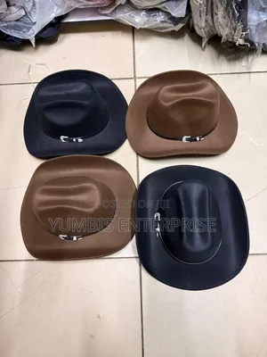 Brown Stylish Cowboy/Girl Adults Hats
