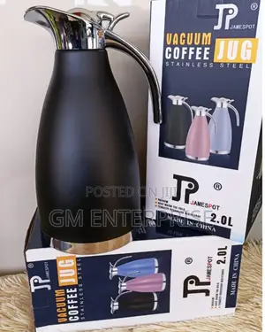 Black 2.0 Litres Jp Flask