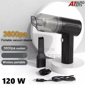 *Rechargable 2in1 Vacuum Cleaner (3800pa Suction Only + Led Light)