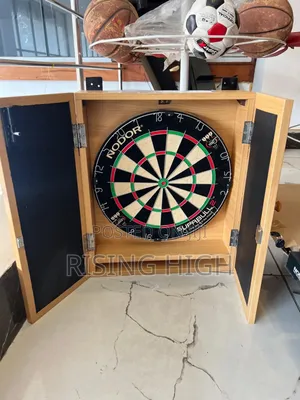 High Quality Bristle Dartboard With Cabinet Darts