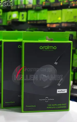 Oraimo Powerdock Owh-1151 15w Safe Fast Magnetic Wireless Charging Pad