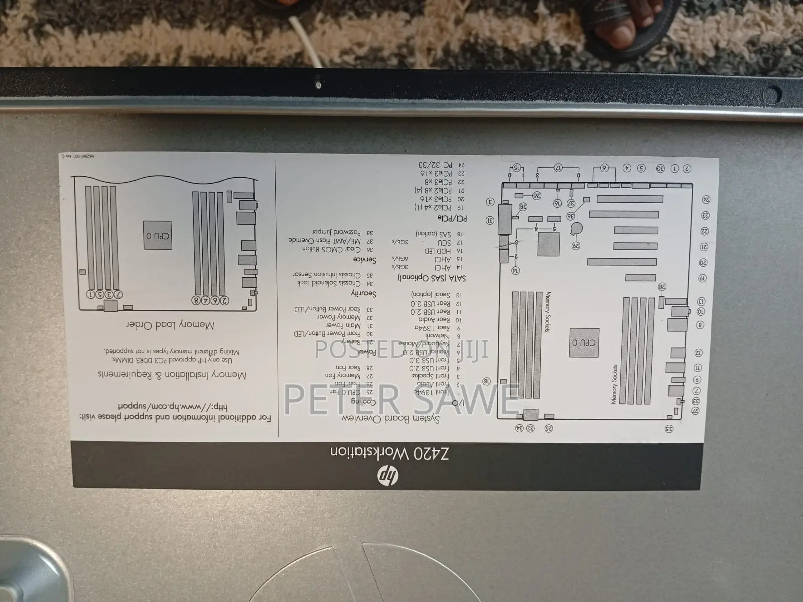 Desktop Computer HP Z420 16GB Intel Xeon HDD 1.5T