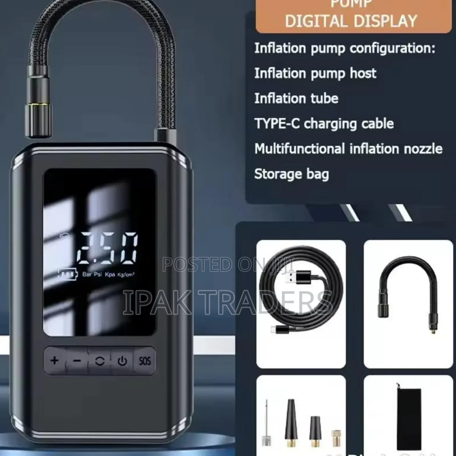 -* Car Mounted Inflation Pump Wireless Charging
