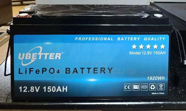 12.8v 150ah Lifepo4 Deep Cycle Solar Battery – 1920wh Inverter Backup