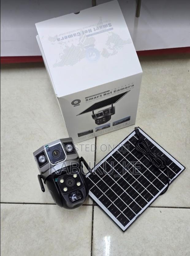 4g Sim Dual Lens Solar Panel Camera Outdoor CCTV Camera - main view