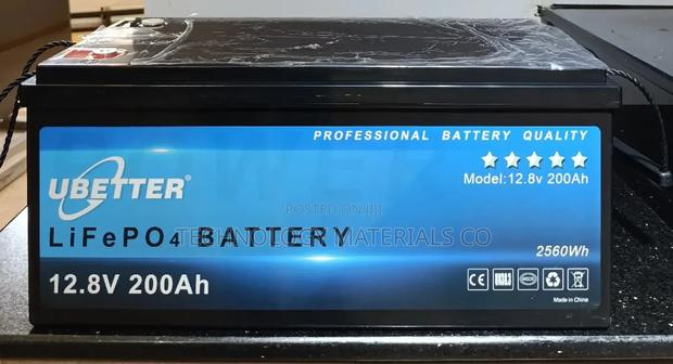 12.8v 200ah Lifepo4 Deep Cycle Solar Battery – 2560wh Inverter Backup