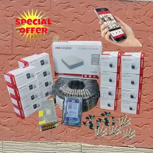 Complete 16 Hikvision 2mp 1080p CCTV Cameras System With DVR Set