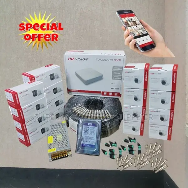 Hikvision 16 Cameras 2mp Full Hd CCTV Complete Security Kit