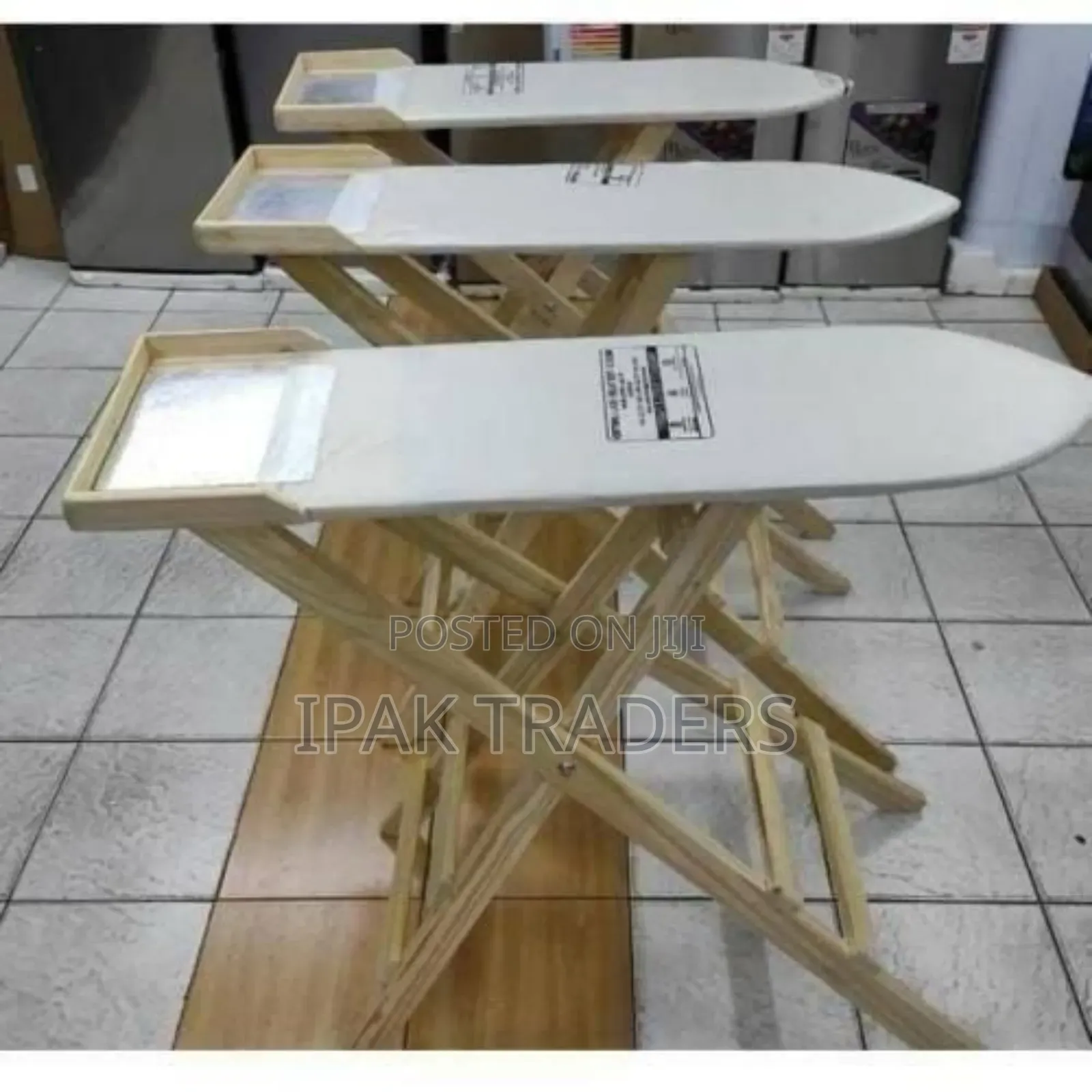 Wooden Ironing Board
Size Length 108, Width 30cm, Height 88cm
