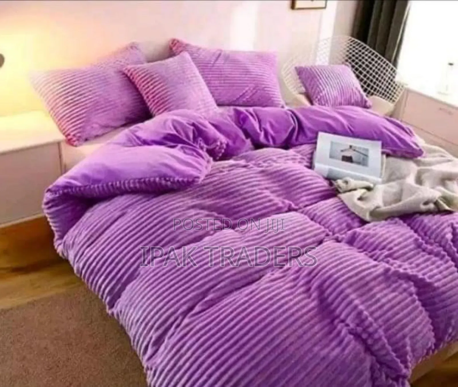 Velvet Duvet, One Bedsheet and Two Pillowcase Size 6*7