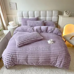 Velvet Duvet, One Bedsheet and Two Pillowcase Size 6*7