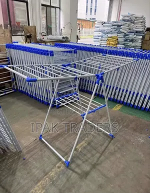 Foldable/Portable Clothes Drying and Hanging Rack