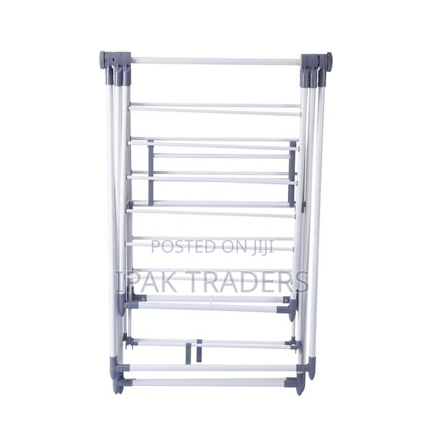 Foldable/Portable Clothes Drying and Hanging Rack - thumbnail 3