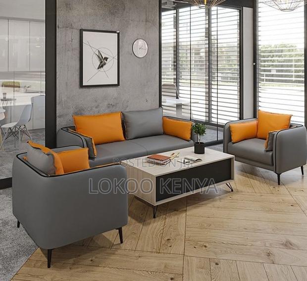Office Sofa : Trendy Light-Colored Sofa Seating Group - thumbnail 8