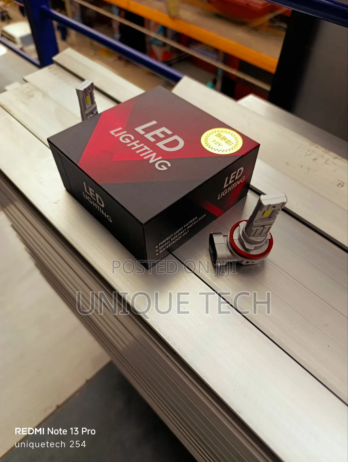H11 Led Headlight Bulb (L Shape) With Cooling Fan