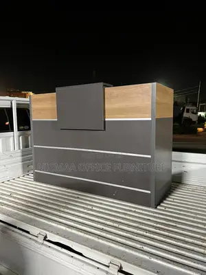 Contemporary Reception Desk Lockable Durable