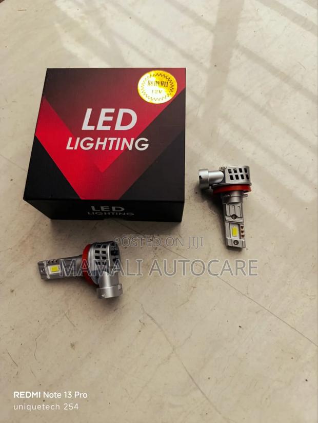 H11 Car Headlight Bulb (L Shape) With Cooling Fan- High Brightness