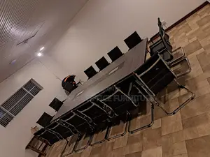 Professional Meeting Setup Boardroom Table