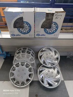 15 Inch Silver Car Wheel Covers- Durable Plastic Material