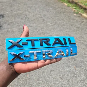 X-Trail Black and Chrome Name