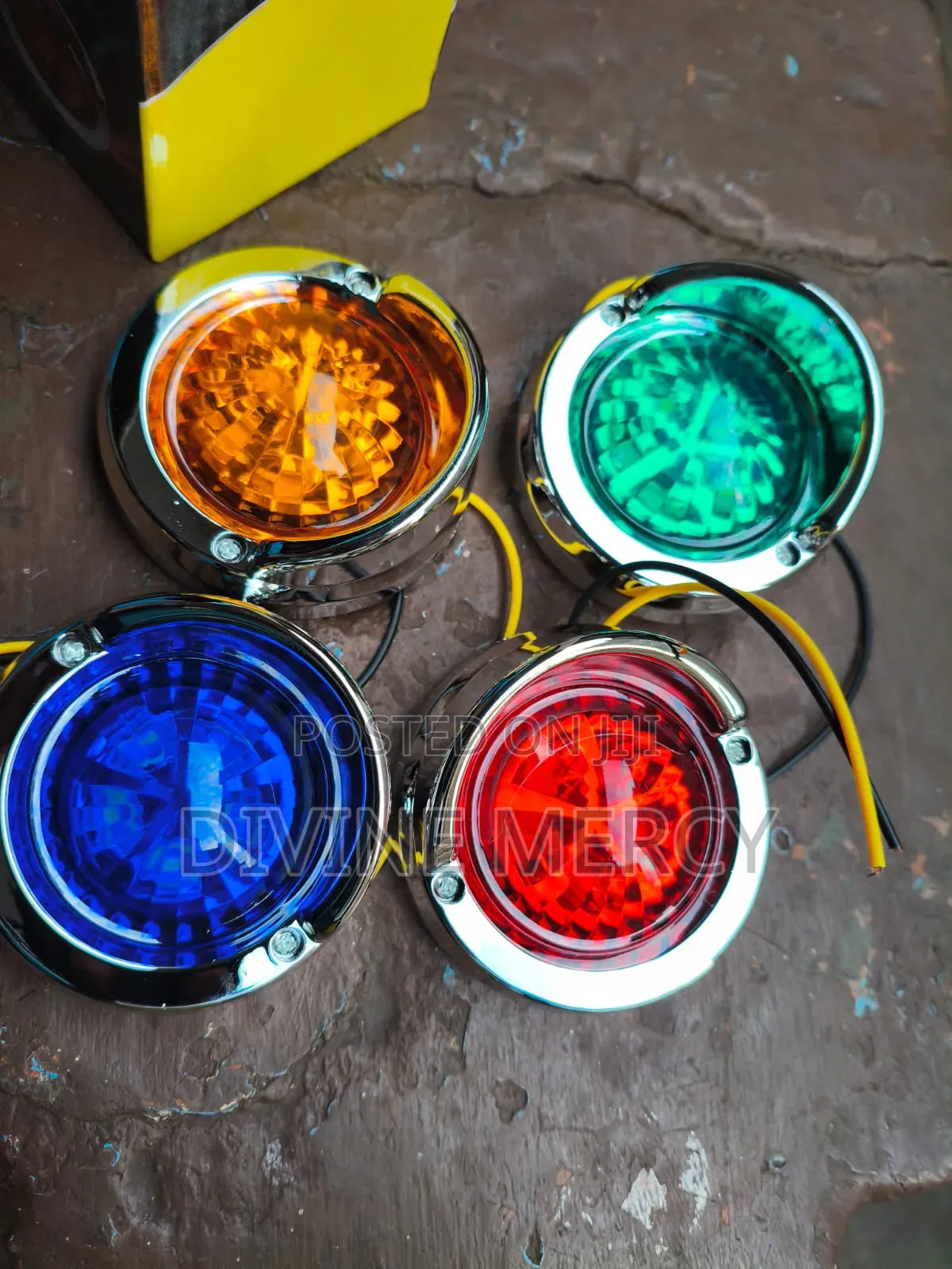 Led Body Lamp Chrome