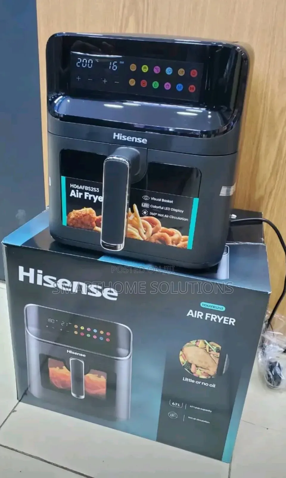 Hisense 6.3 Litres Digital Air Fryer 1 Year Warranty