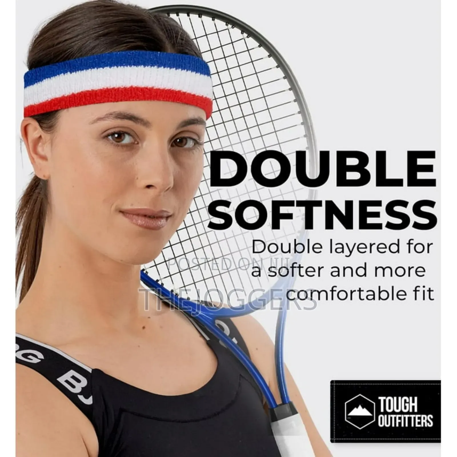 Sweat Headband -unisex Sweatband Athletic Stretchy Soft Cotton