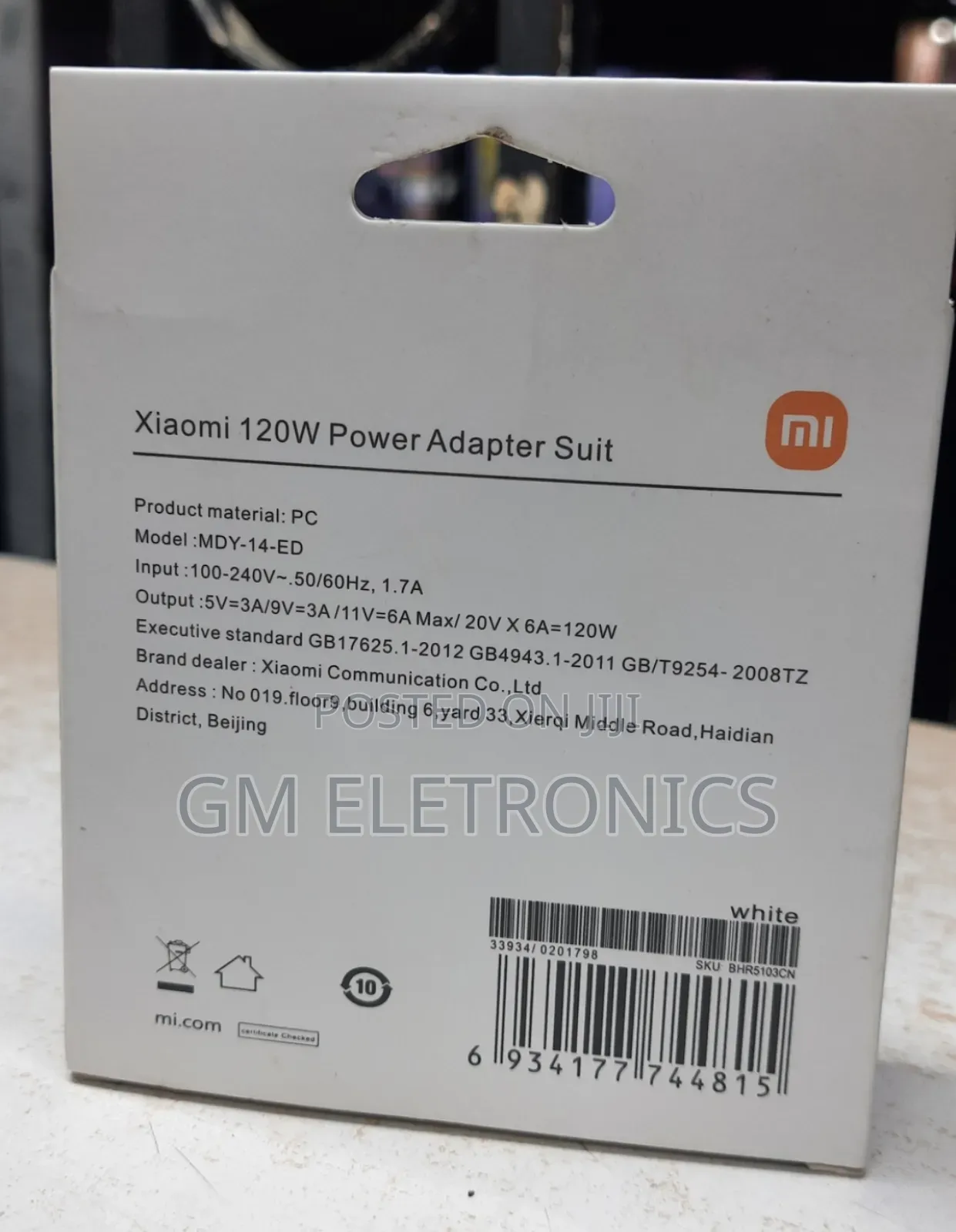 Mi 120w Hypercharge Charger-Type-C.