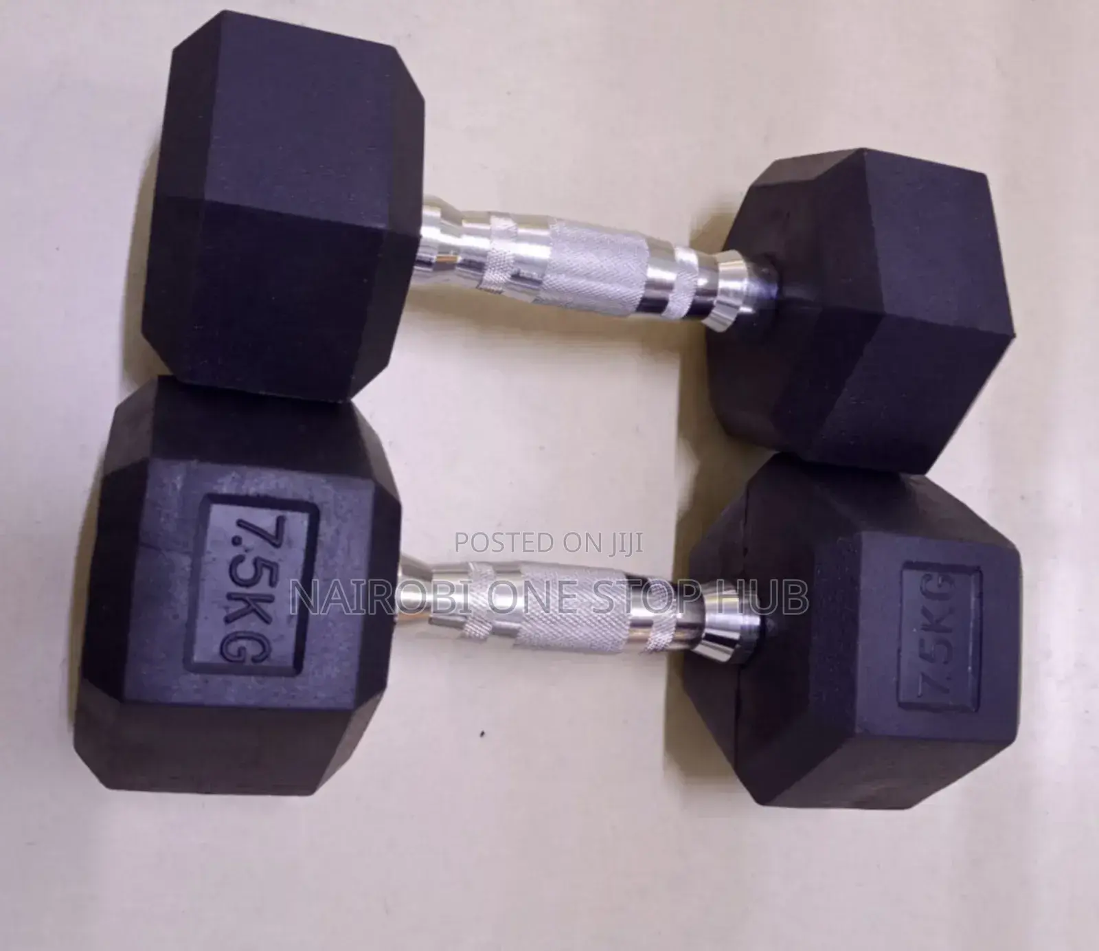 7.5 Kg Hexagonal Dumbbell Set Pair