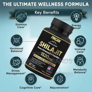 Men's Booster, Erectile Dysfunction Cure, Himalayan Shilajit 60 Capsul - main view