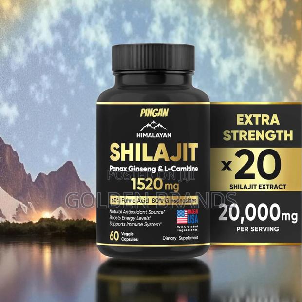 Men's Booster, Erectile Dysfunction Cure, Himalayan Shilajit 60 Capsul - thumbnail 2