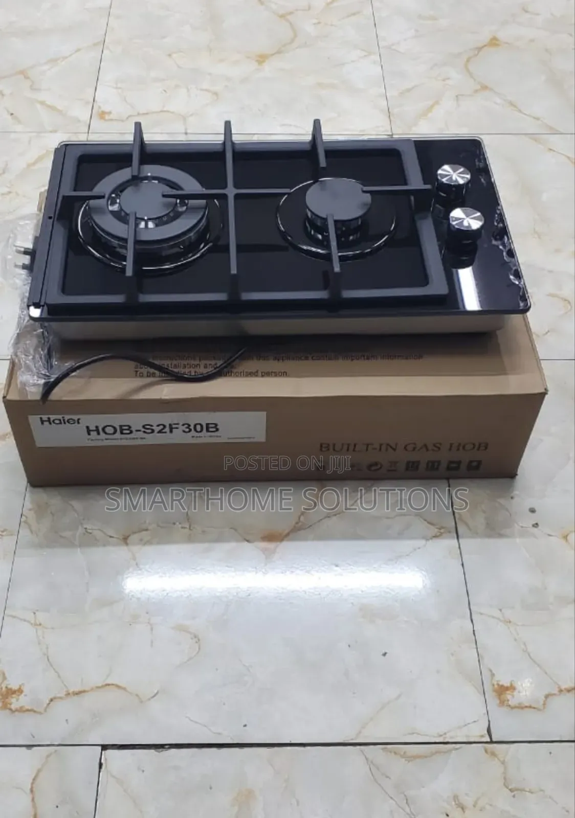 Haier Glass Inbuilt 2 Burner