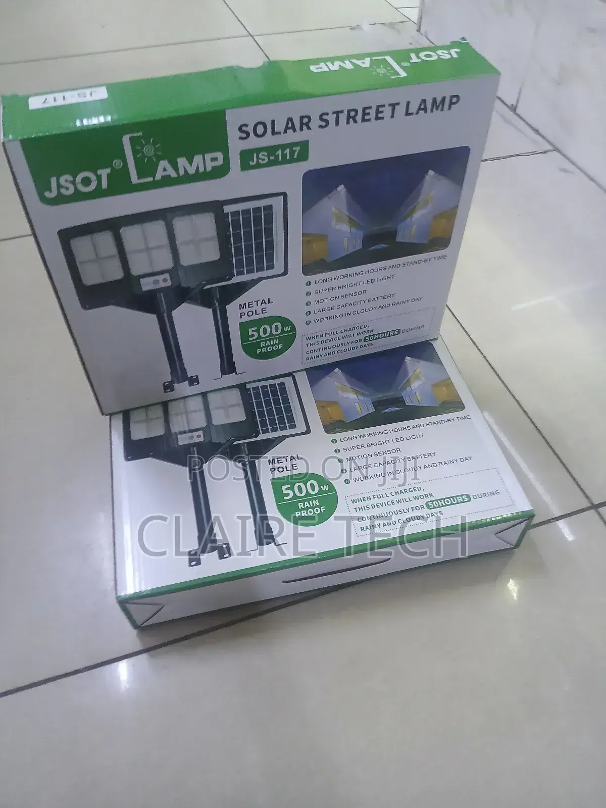 500watts Rain Proof Jsot Solar Light