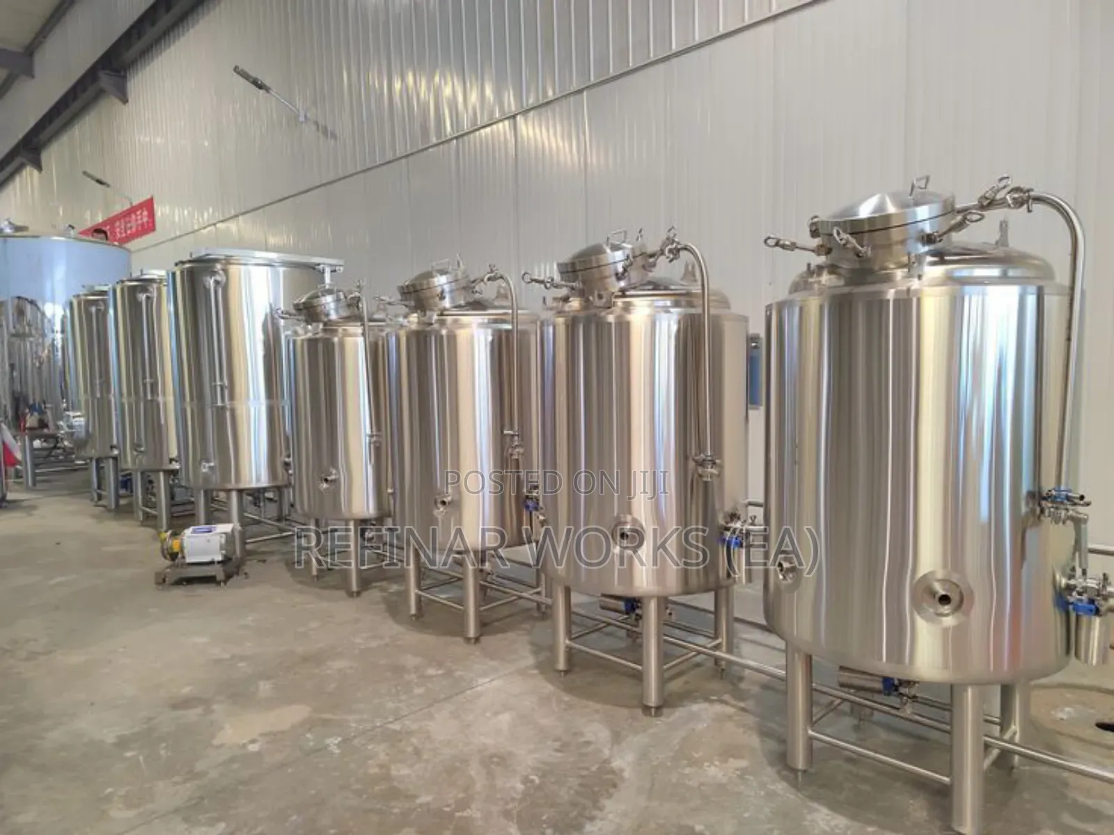 Industrial Processing Tanks – Brewery, Dairy, Kombucha More