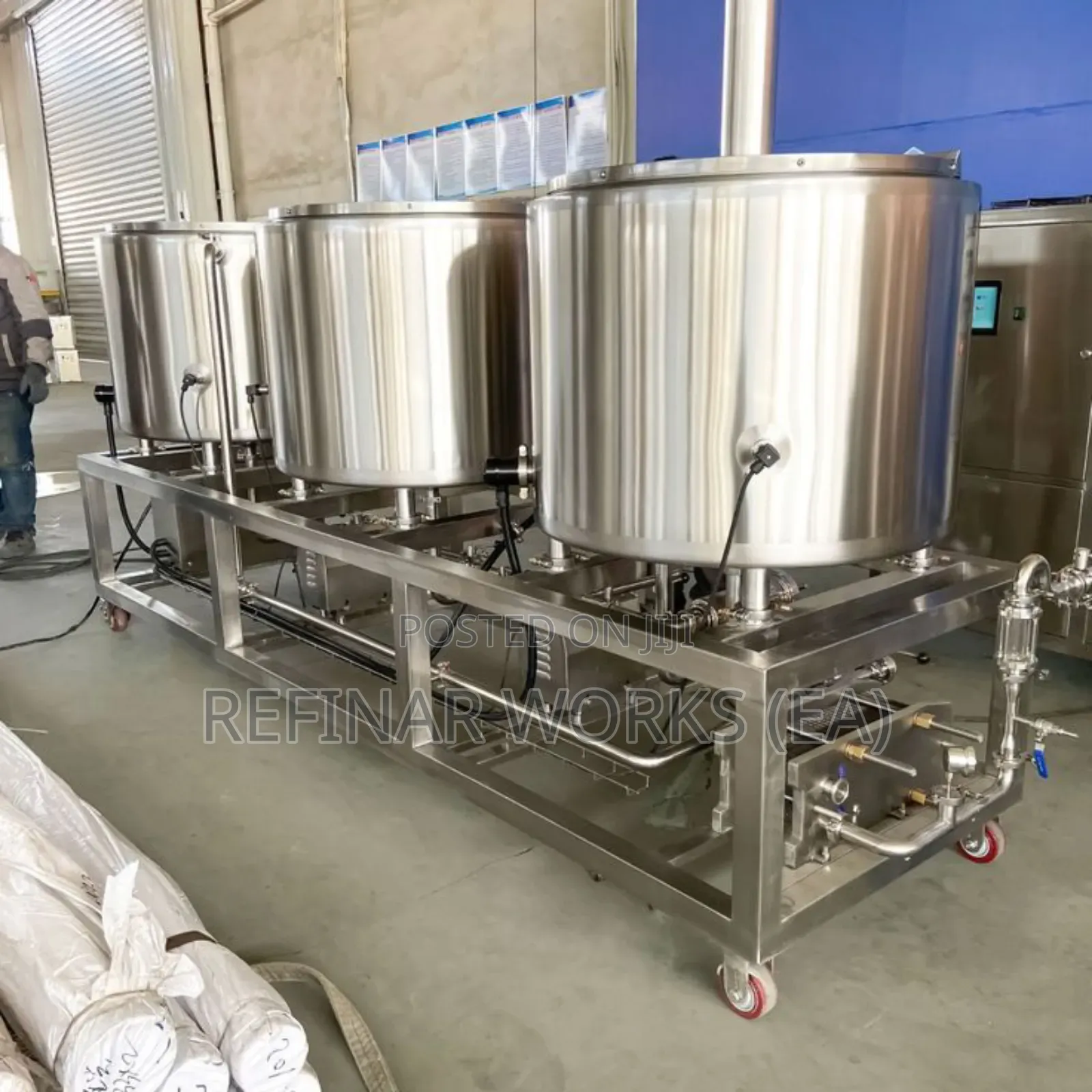 All-in-One Stainless Steel Equipment – Brewery, Juice, Pharma, Dairy