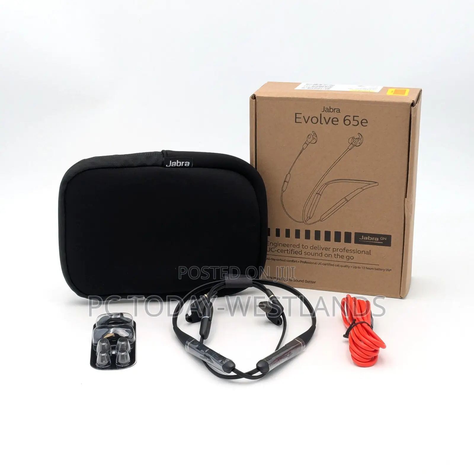 Jabra Evolve 65e Wireless Bluetooth Earbuds | 6599-623-109