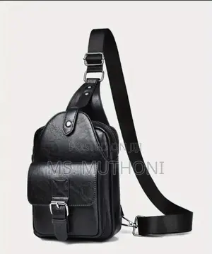 Unisex Leather Crossbody Sling Bag