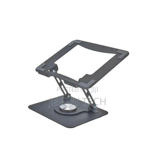360 Adjustable Metallic Laptop Stand Holder Foldable Portable Tablet - main view