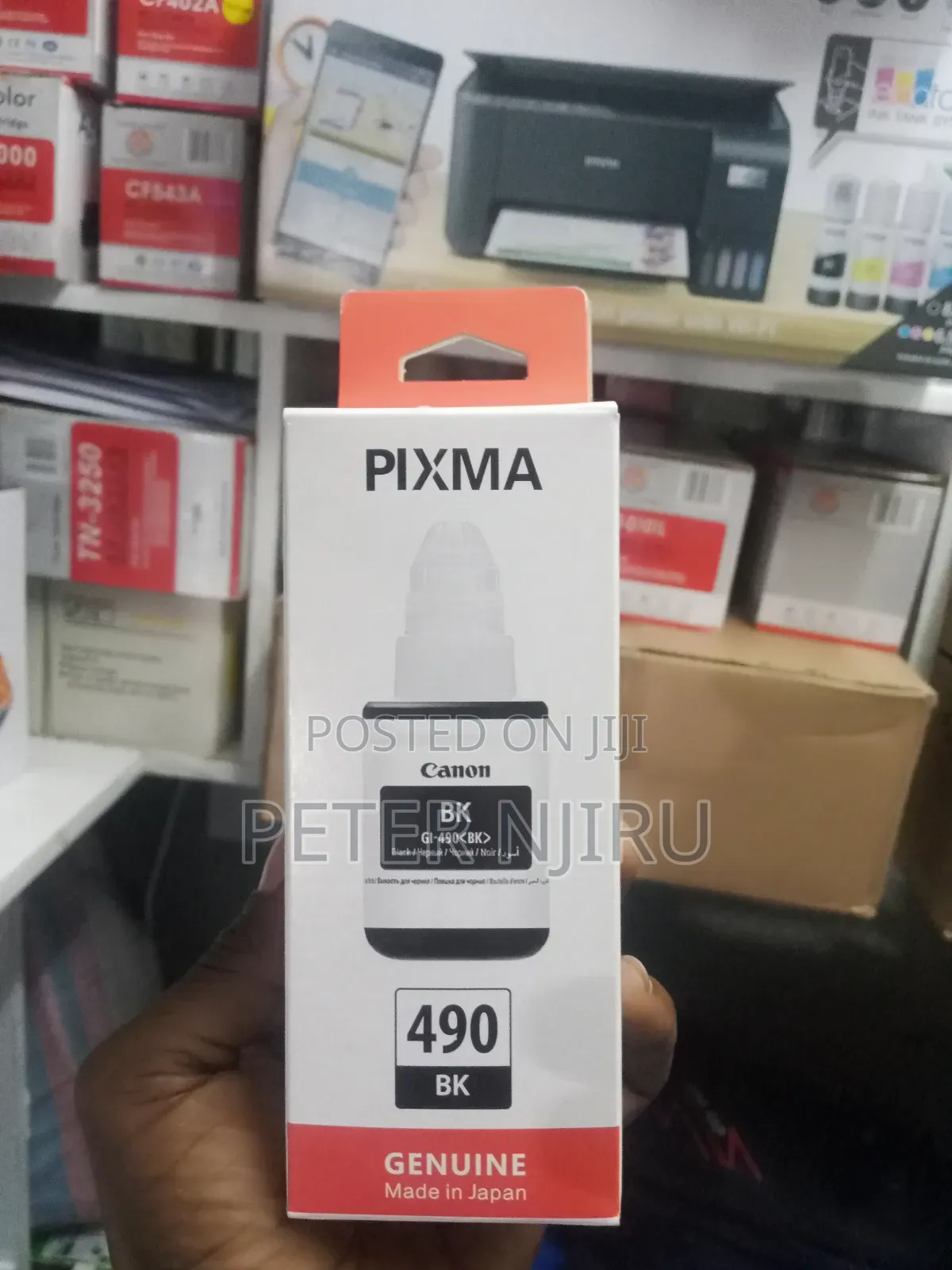 Pixma Gl 490 Canon Black Color Original