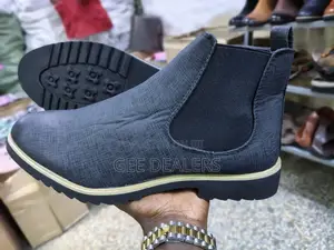 Black Checked Boots,Zota Chelsea Boot