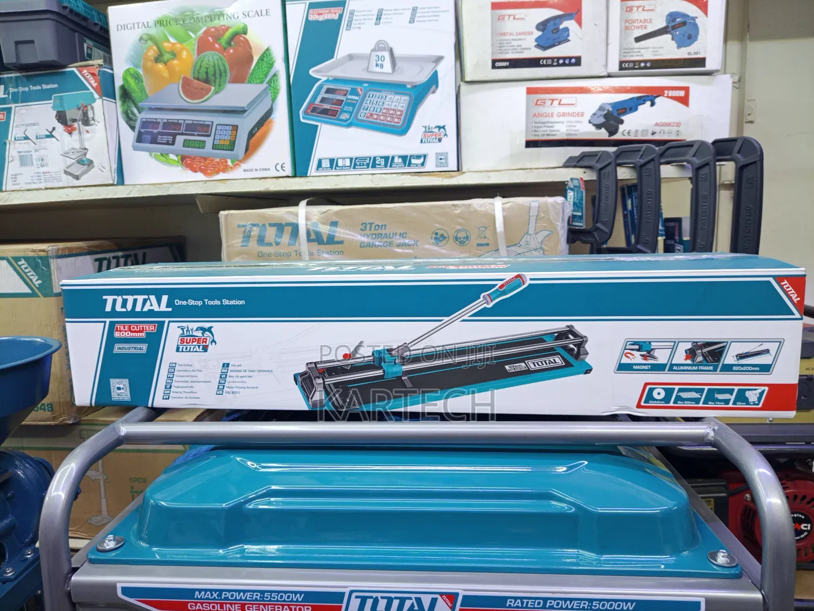 Total 600mm Tile Cutter Machine 22x6x2mm