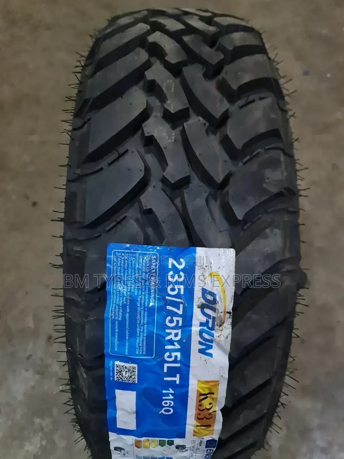 235 /75 R15 Durun Tyres (Mud Terrrain)