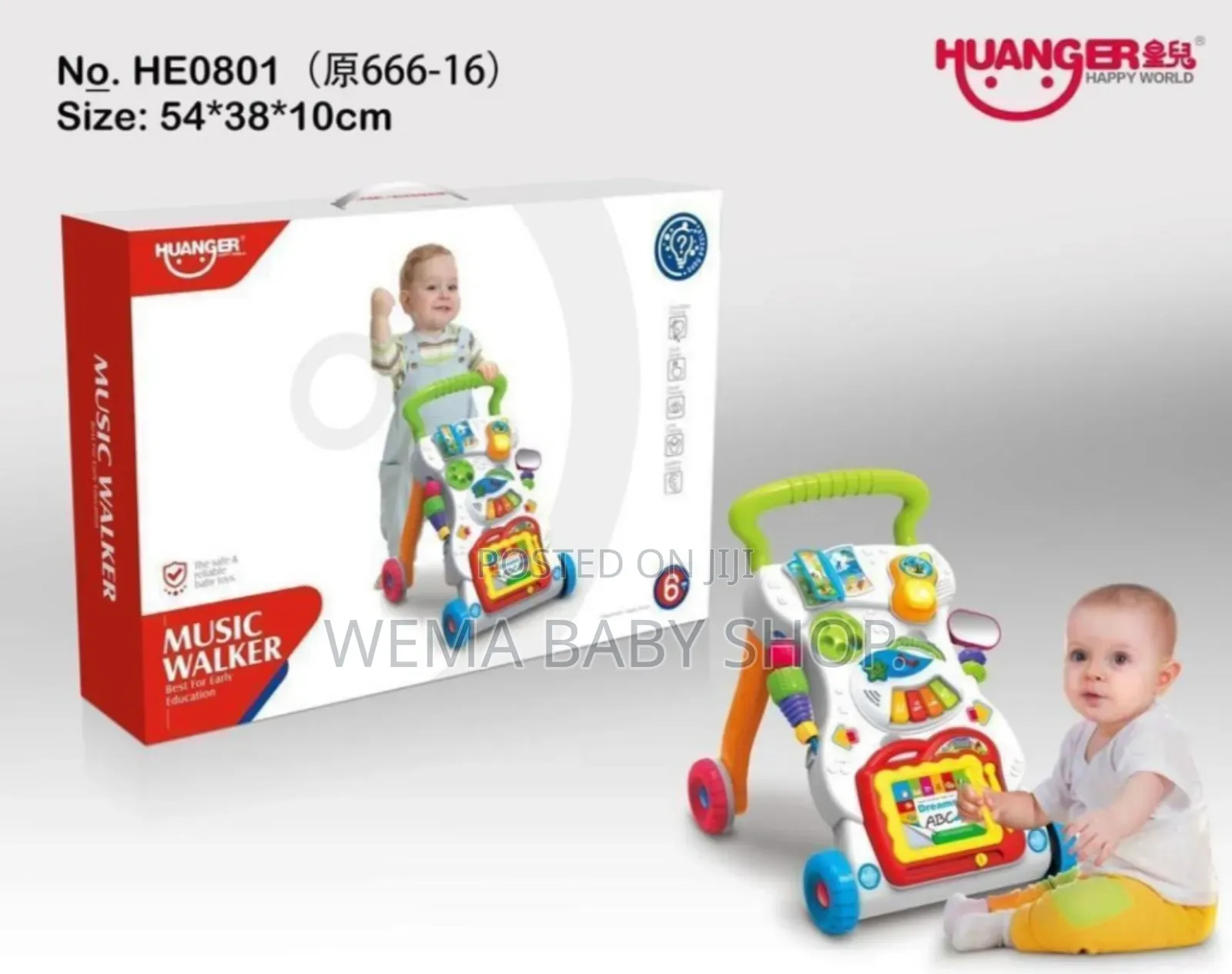 High Quality Musical Baby Push Walker