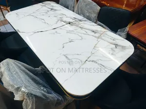 Exquisite! Offer! Offer! 8-Seater Dining Set With Marble Top Table