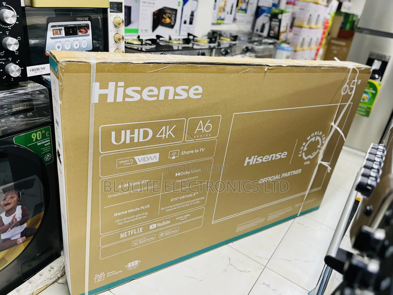 Hisense 65” Uhd Frameless Tv