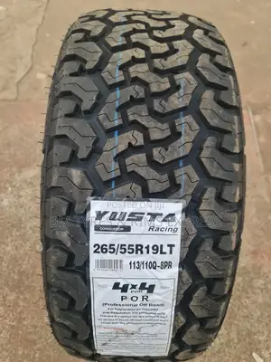 265 /55 R19 Yusta Tyres (All Terrrain) Racing.